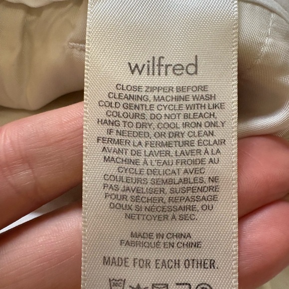 Wilfred | Aritzia cream effortless dress pant trousers size 6 business classic - Picture 6 of 7
